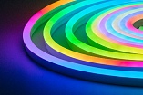 NeonLine ELF интерьерный, боковой изгиб, 12В, IP20,  8мм, 5м, RGB управляемый (IC WS2811)